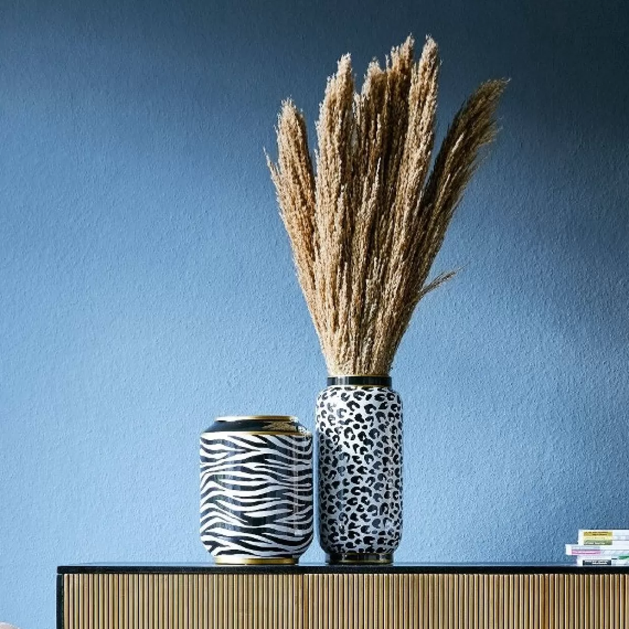 KARE Design Vasen | Vase Zebra 30X24Cm