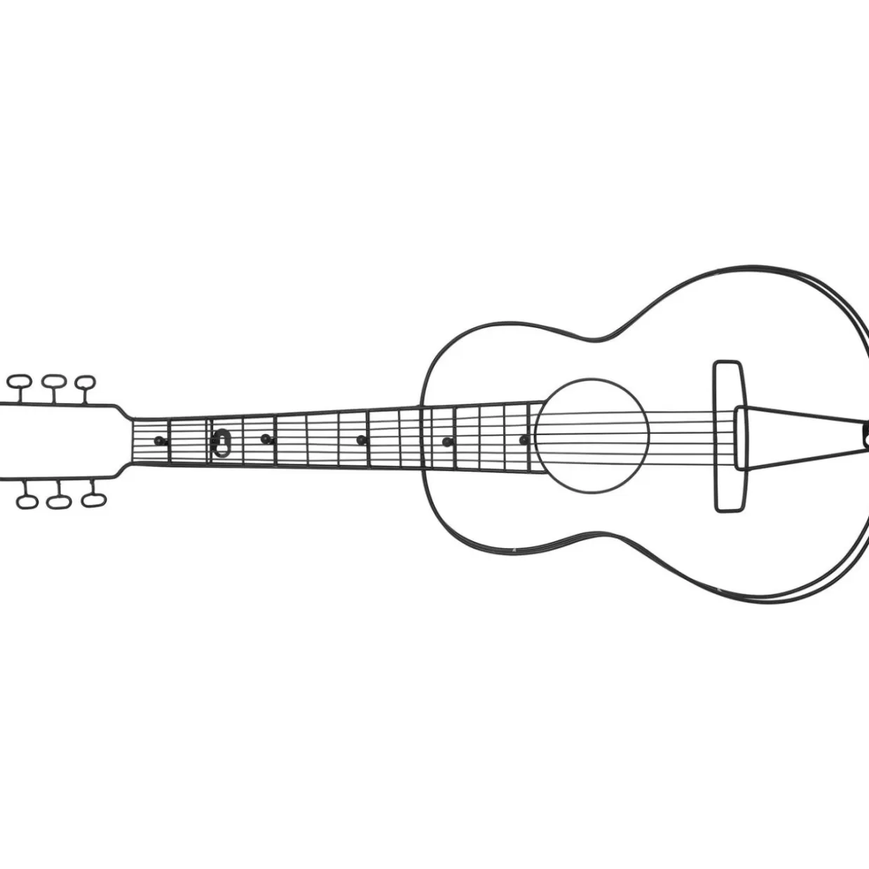 KARE Design Kleinmöbel & Sonstiges | Wandgarderobe Guitar 81Cm