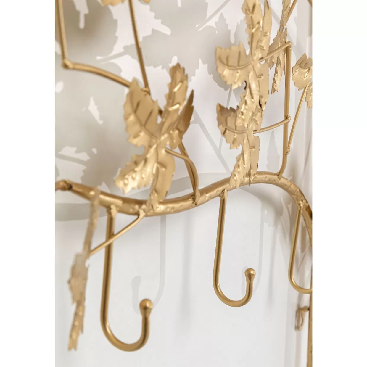 KARE Design Kleinmöbel & Sonstiges | Wandgarderobe Leafline Gold 93Cm