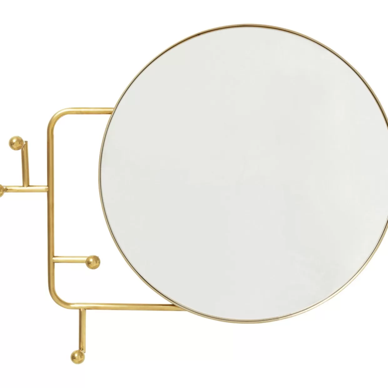 KARE Design Kleinmöbel & Sonstiges | Wandgarderobe Tristan Mirror O65Cm