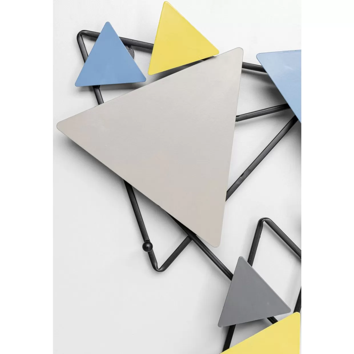 KARE Design Kleinmöbel & Sonstiges | Wandgarderobe Wireframe Trigon 100Cm