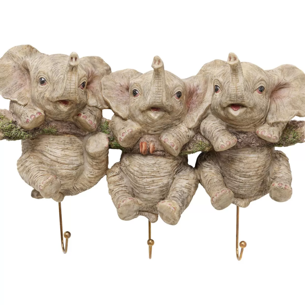 KARE Design Kleinmöbel & Sonstiges | Wandhaken Three Mini Elephants