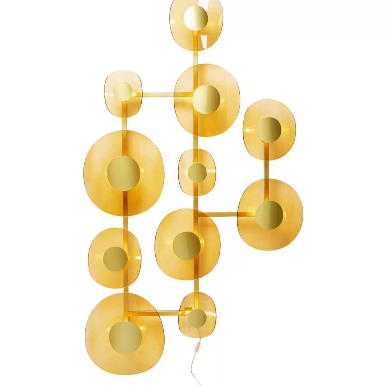 KARE Design Wandleuchten | Wandleuchte Mariposa Brass 116X198Cm