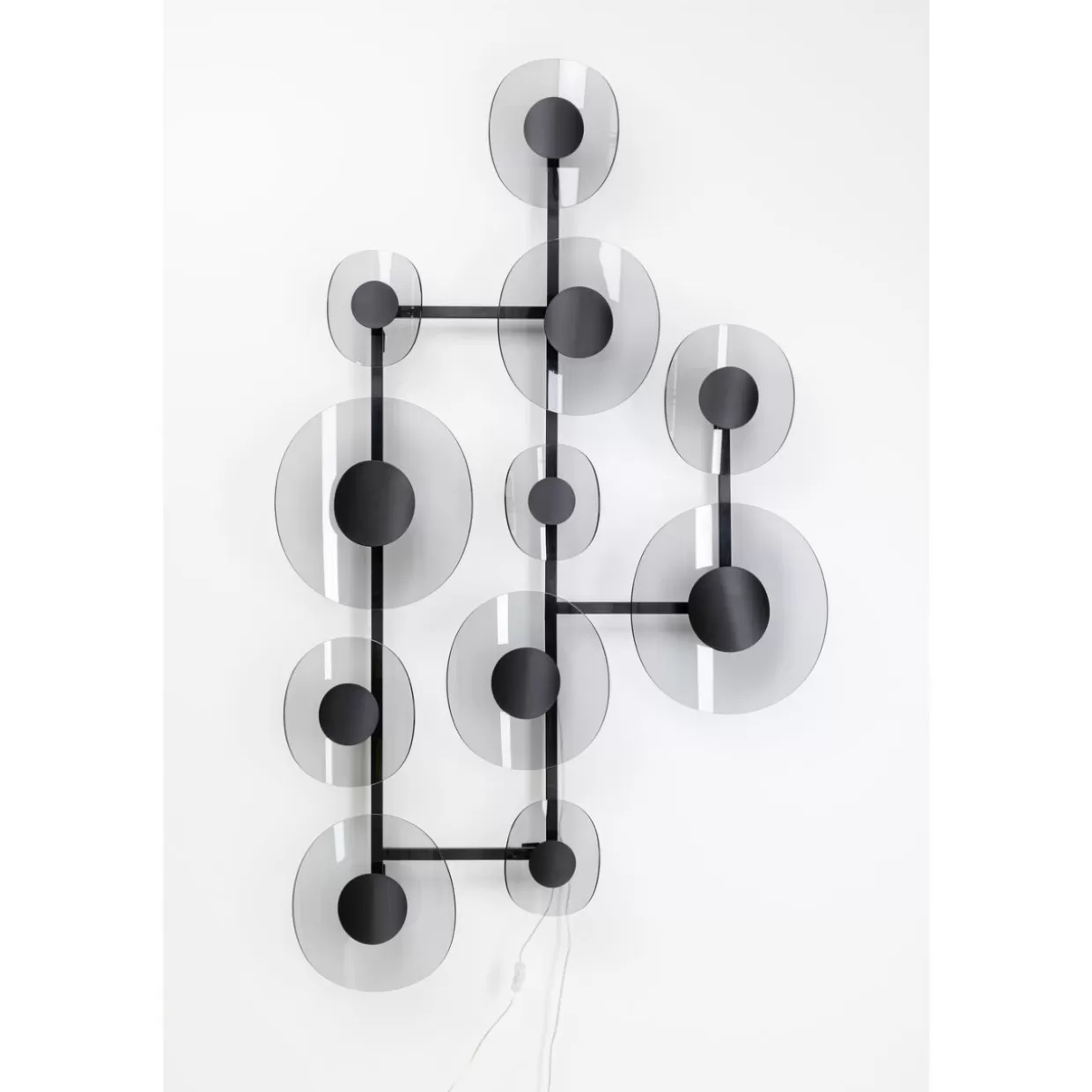 KARE Design Wandleuchten | Wandleuchte Mariposa Schwarz Smoke 116X198Cm