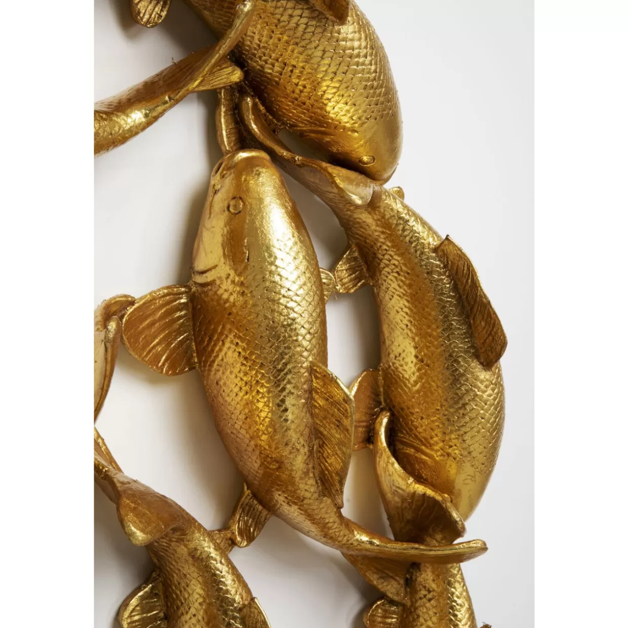 KARE Design Bilder | Wandobjekt School Of Koi Gold O102Cm