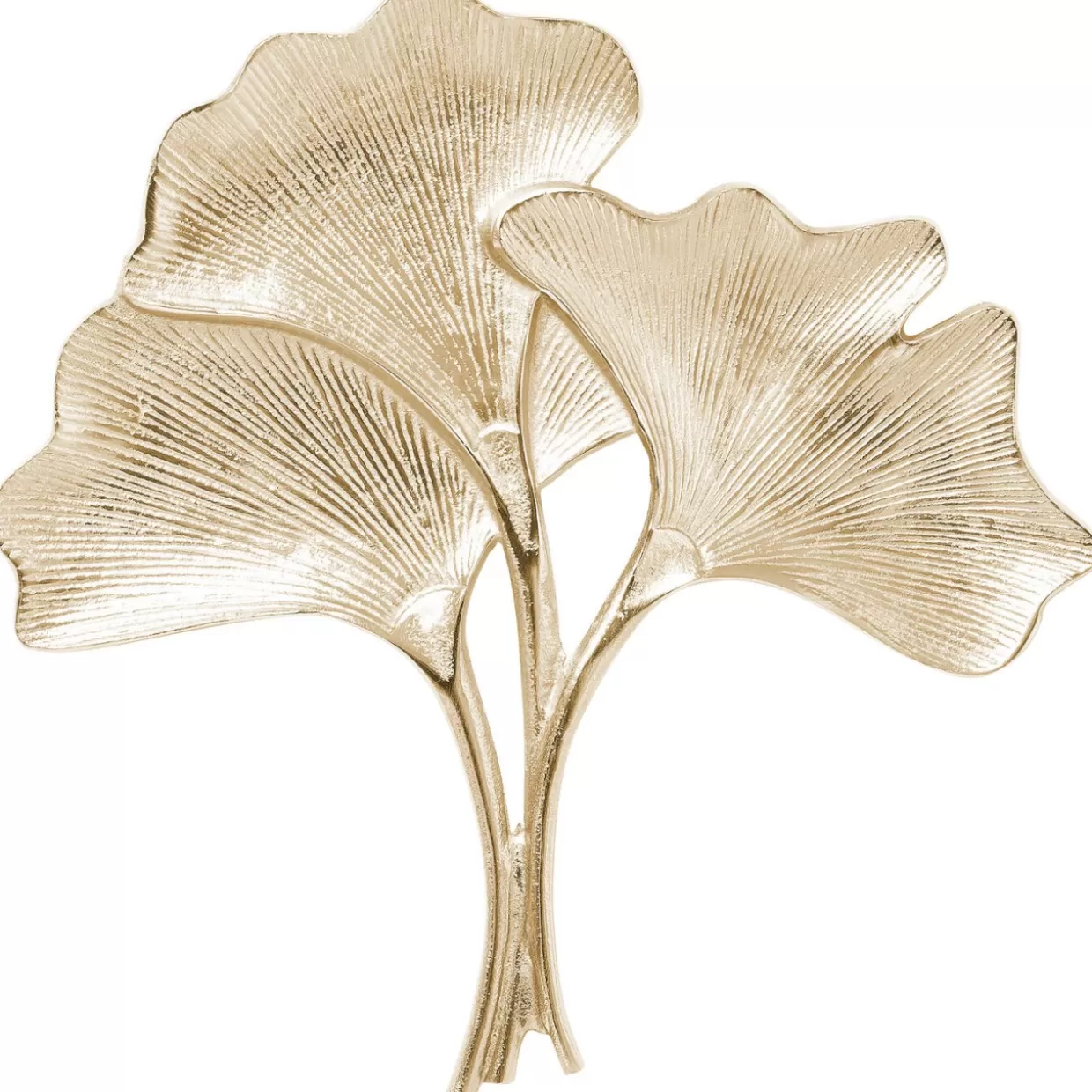 KARE Design Bilder | Wandschmuck Ginkgo Gold Klein