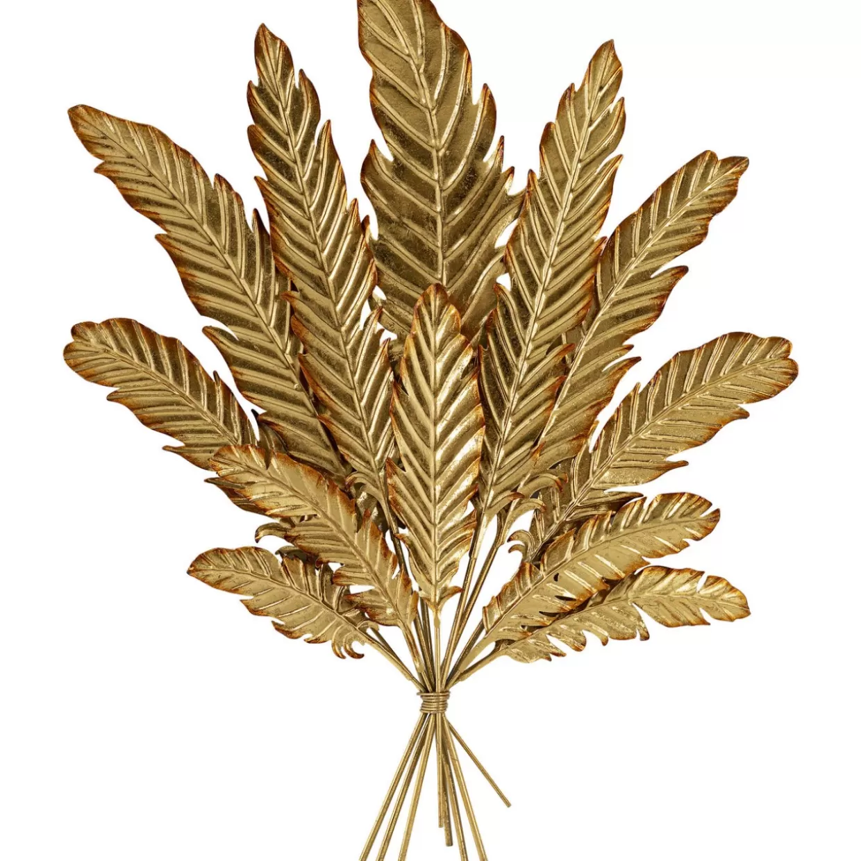 KARE Design Bilder | Wandschmuck Leaf Bouquet Gold