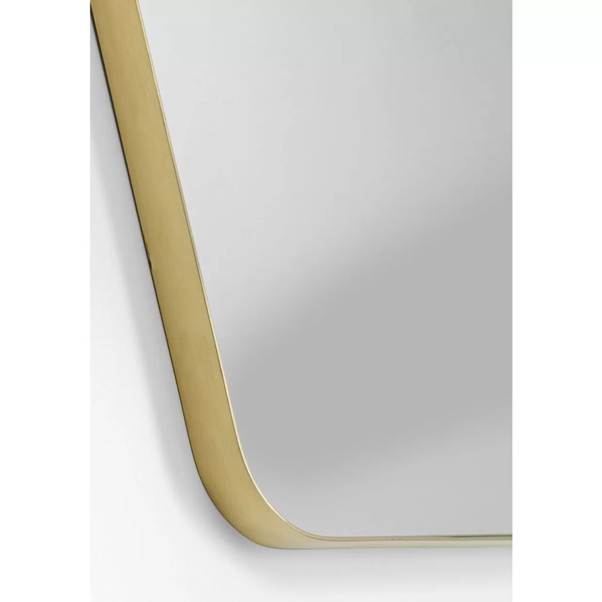 KARE Design Spiegel | Wandspiegel Shape Hexagon Brass 64X94,5Cm