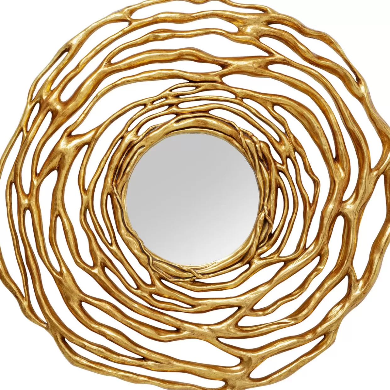 KARE Design Spiegel | Wandspiegel Twiggy Gold O121Cm