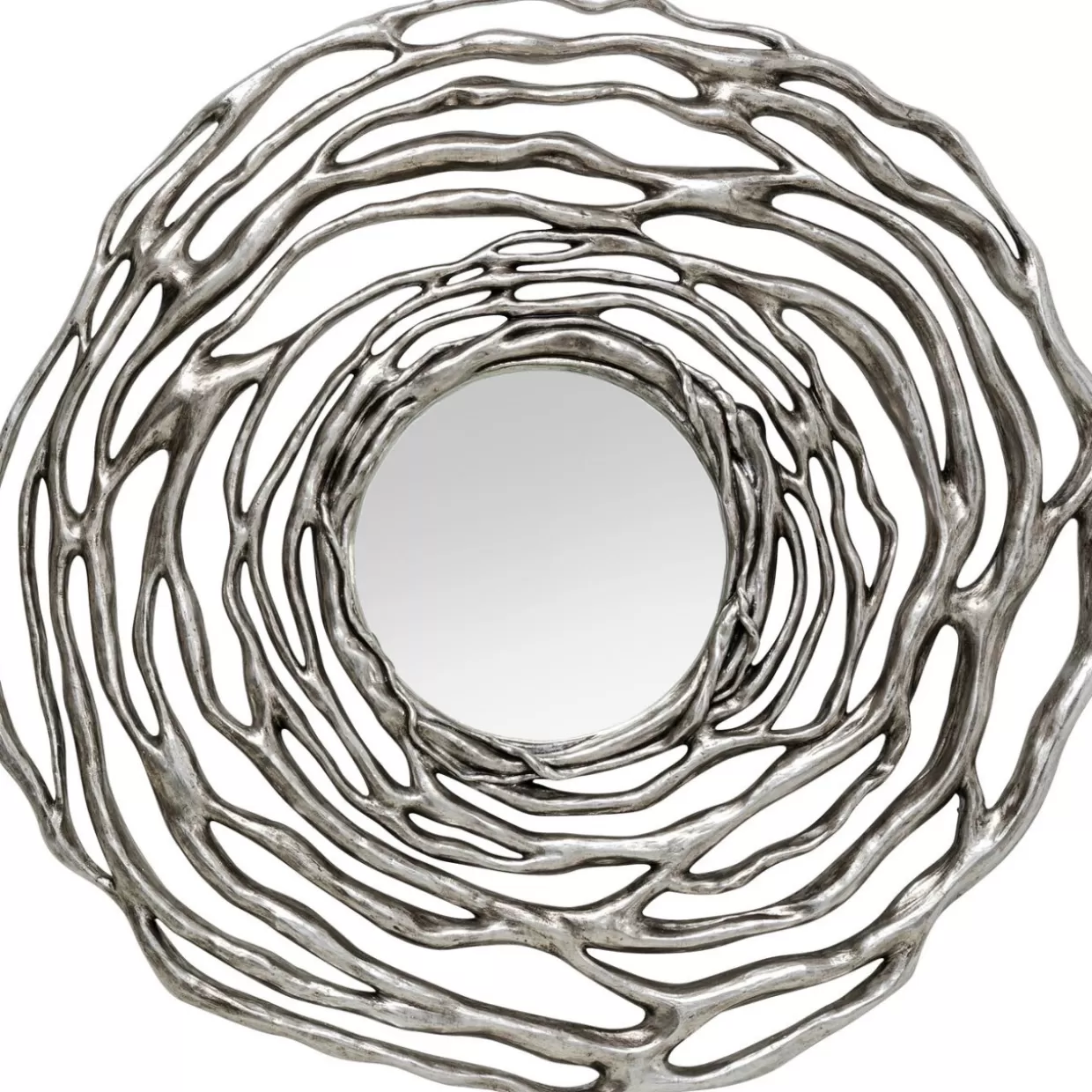 KARE Design Spiegel | Wandspiegel Twiggy Silber O121Cm