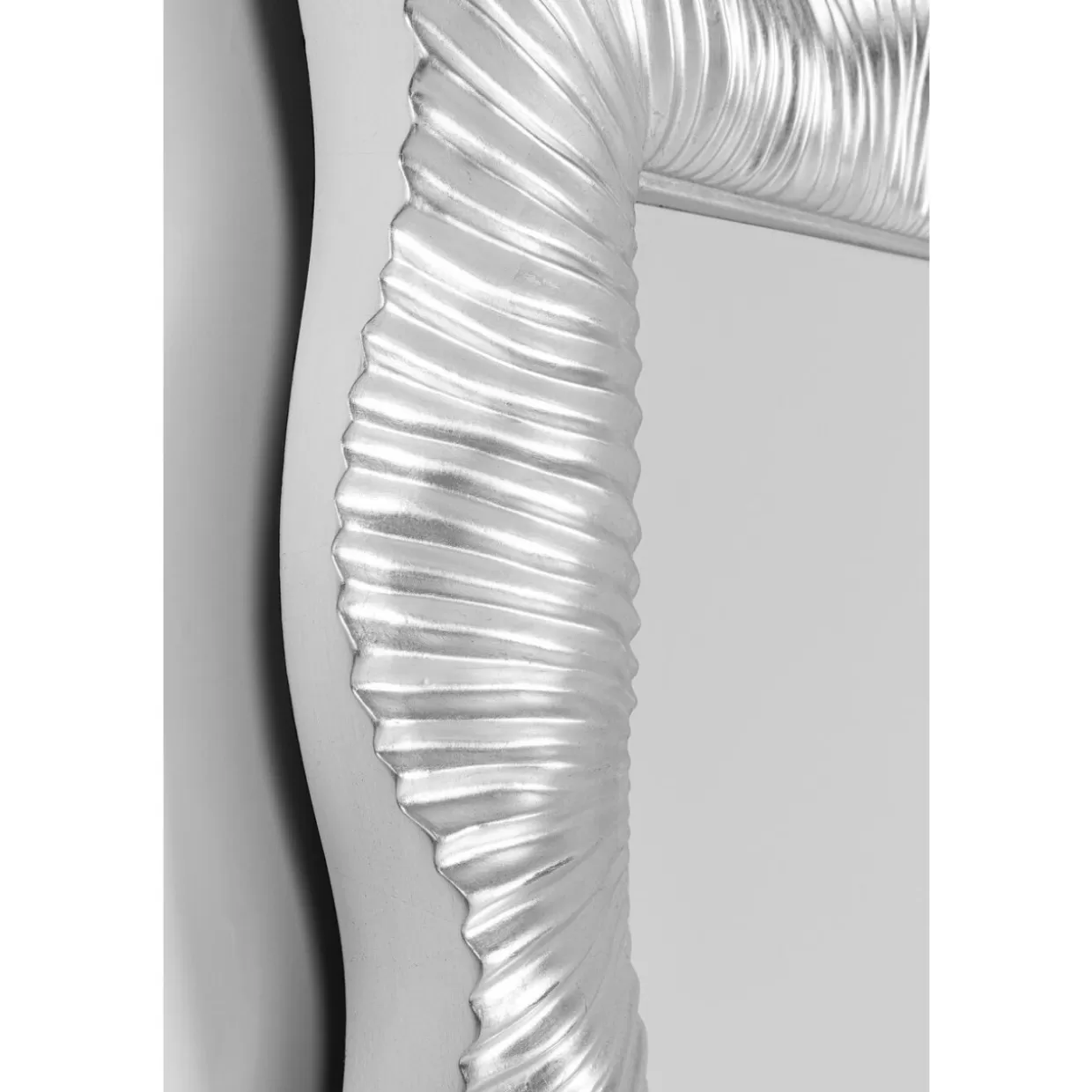 KARE Design Spiegel | Wandspiegel Wavy Silber 94X124Cm