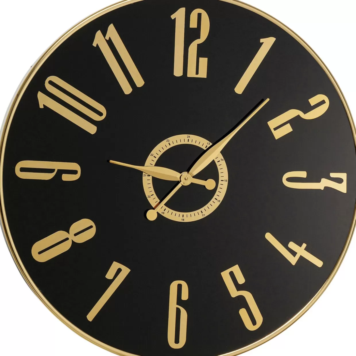 KARE Design Uhren | Wanduhr Casino Schwarz O76Cm