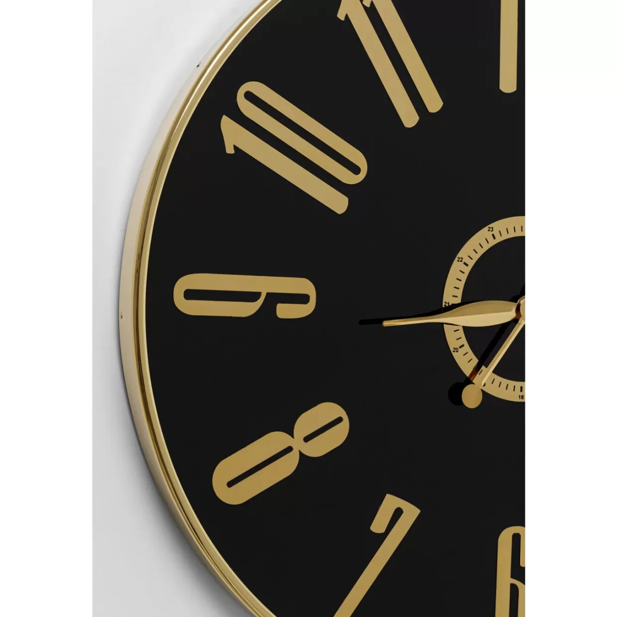 KARE Design Uhren | Wanduhr Casino Schwarz O76Cm