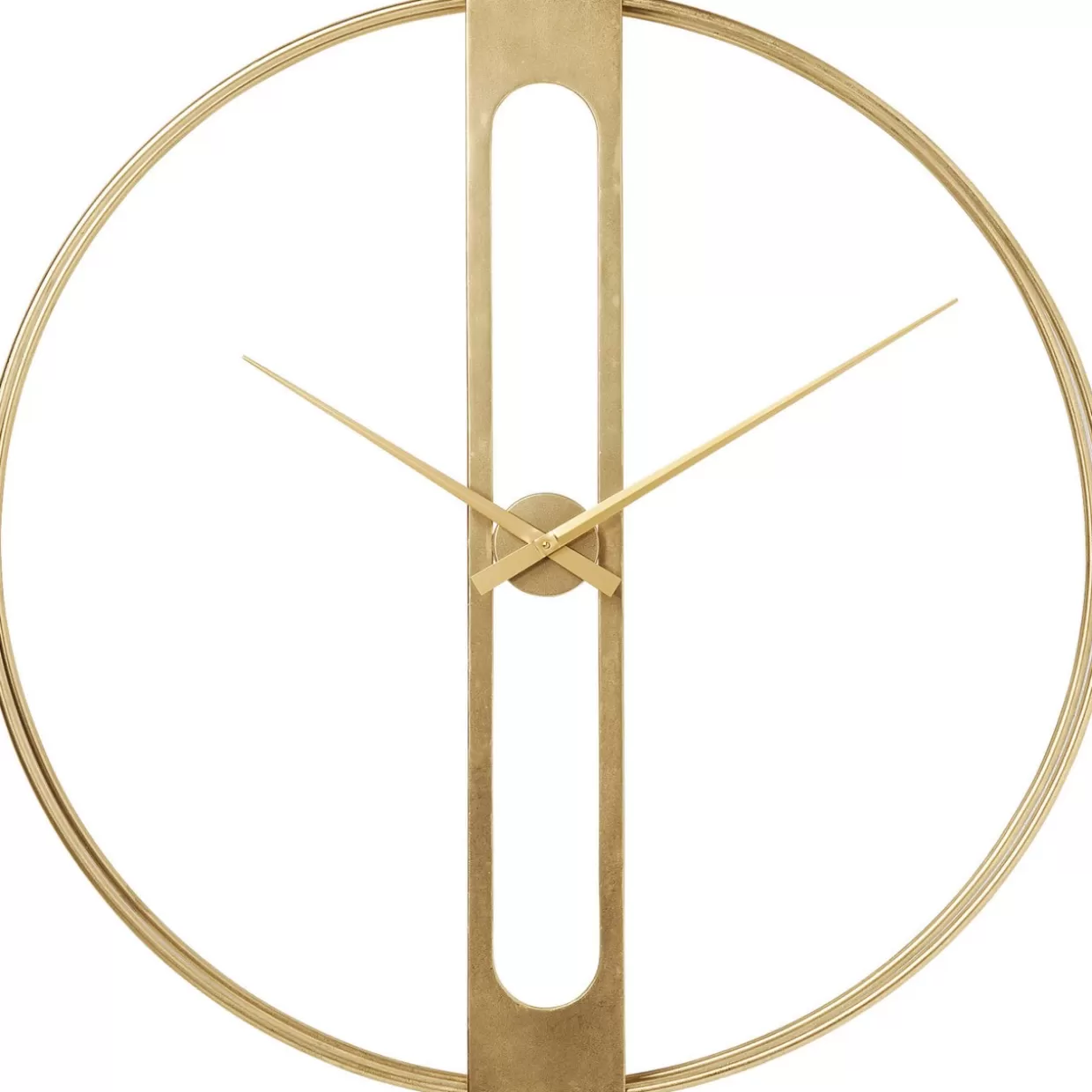 KARE Design Uhren | Wanduhr Clip Gold O107Cm