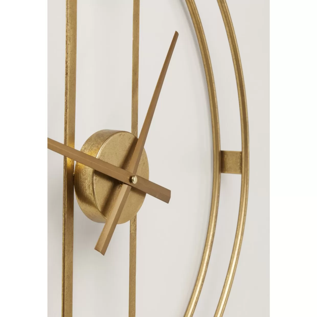 KARE Design Uhren | Wanduhr Clip Gold O60Cm