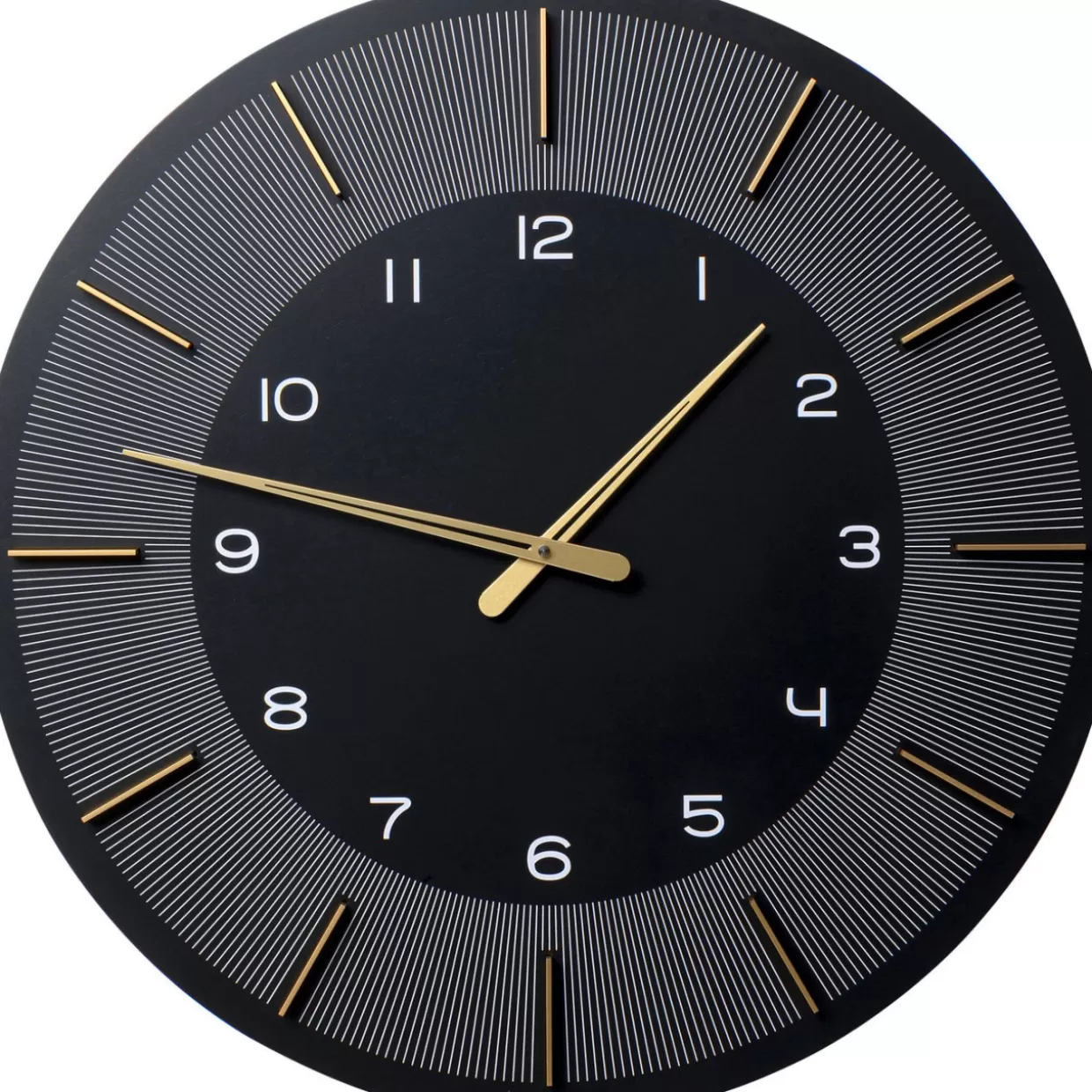 KARE Design Uhren | Wanduhr Lio Schwarz O60