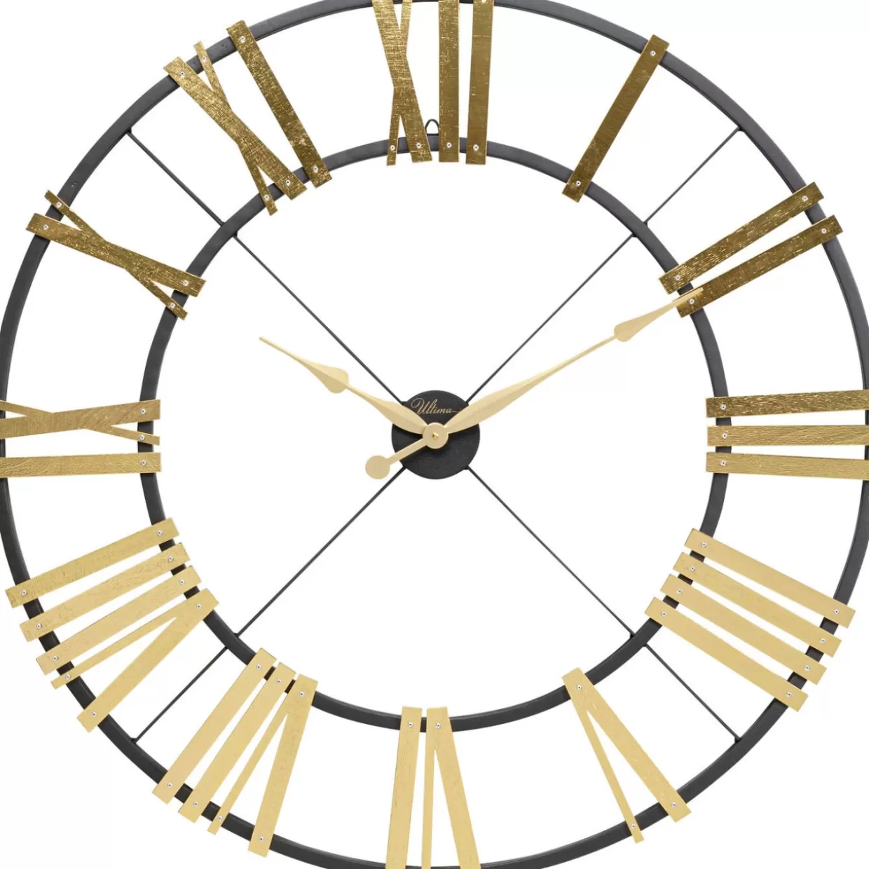 KARE Design Uhren | Wanduhr Nevio Brass O95Cm