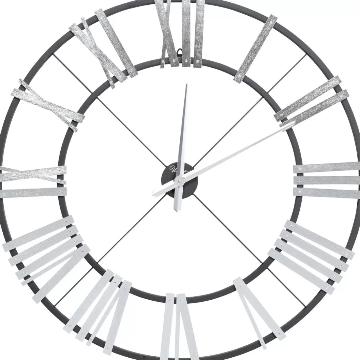 KARE Design Uhren | Wanduhr Nevio Silber O95Cm