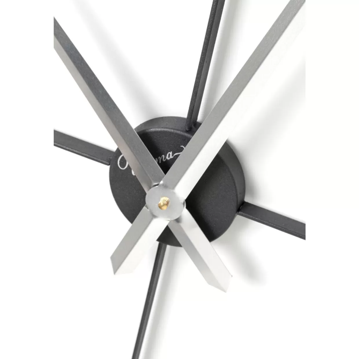 KARE Design Uhren | Wanduhr Nevio Silber O95Cm
