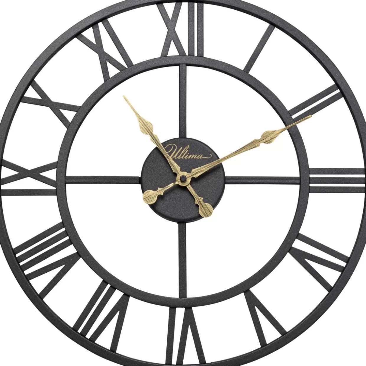 KARE Design Uhren | Wanduhr Roman Schwarz O41Cm
