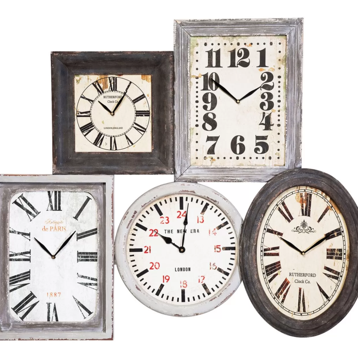 KARE Design Uhren | Wanduhr Vintage Multi Nature