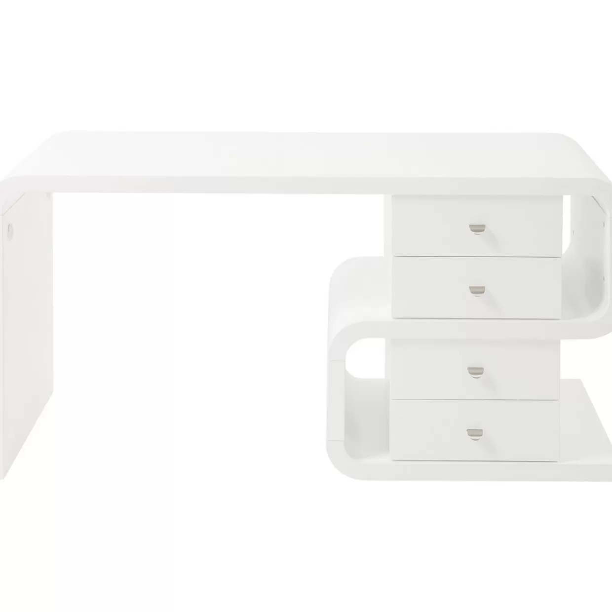KARE Design Tische | White Club Schreibtisch Snake 150X70Cm