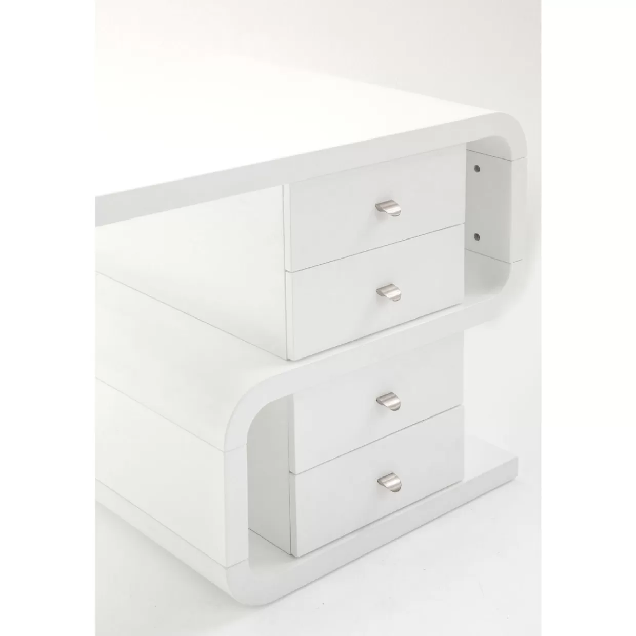 KARE Design Tische | White Club Schreibtisch Snake 150X70Cm