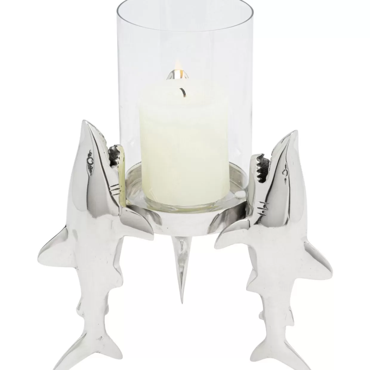 KARE Design Kerzenständer & Laternen | Windlicht Shark Family 23Cm